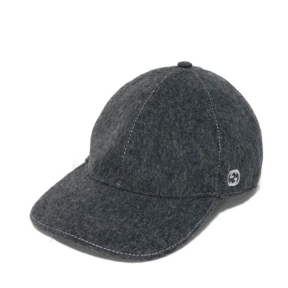 Gucci Handbags - Auth Gucci Interlocking G Felt Baseball #139399G14B